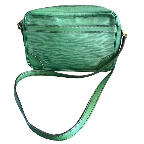Louis Vuitton Trocadéro leather crossbody bag green - Picture 1 of 14